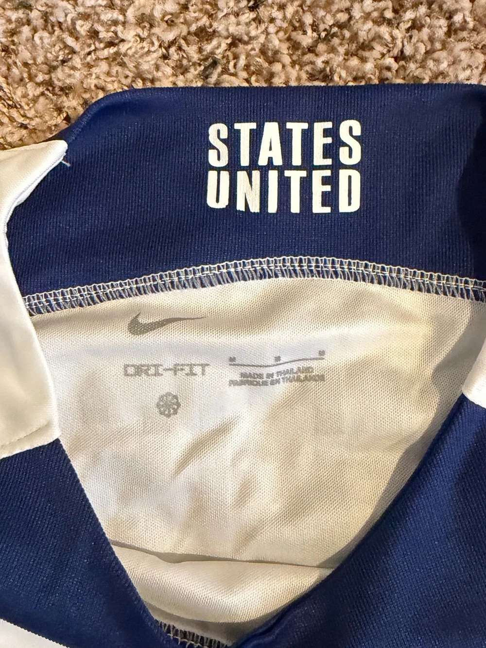 Nike FIFA 2022 Qatar United States Pulisic White Jersey, size Medium like NEW